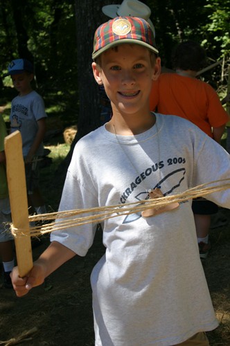 Matthew at Camp