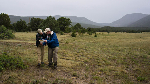 Julie and Phil consult on the orienteering course