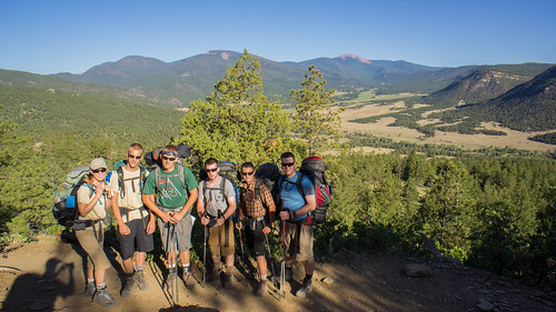 Working our way towards Baldy from Deer Lake Mesa