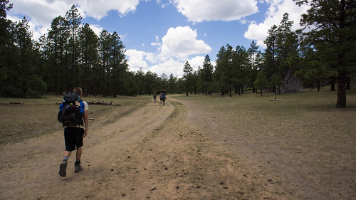 Hiking out of Santa Claus